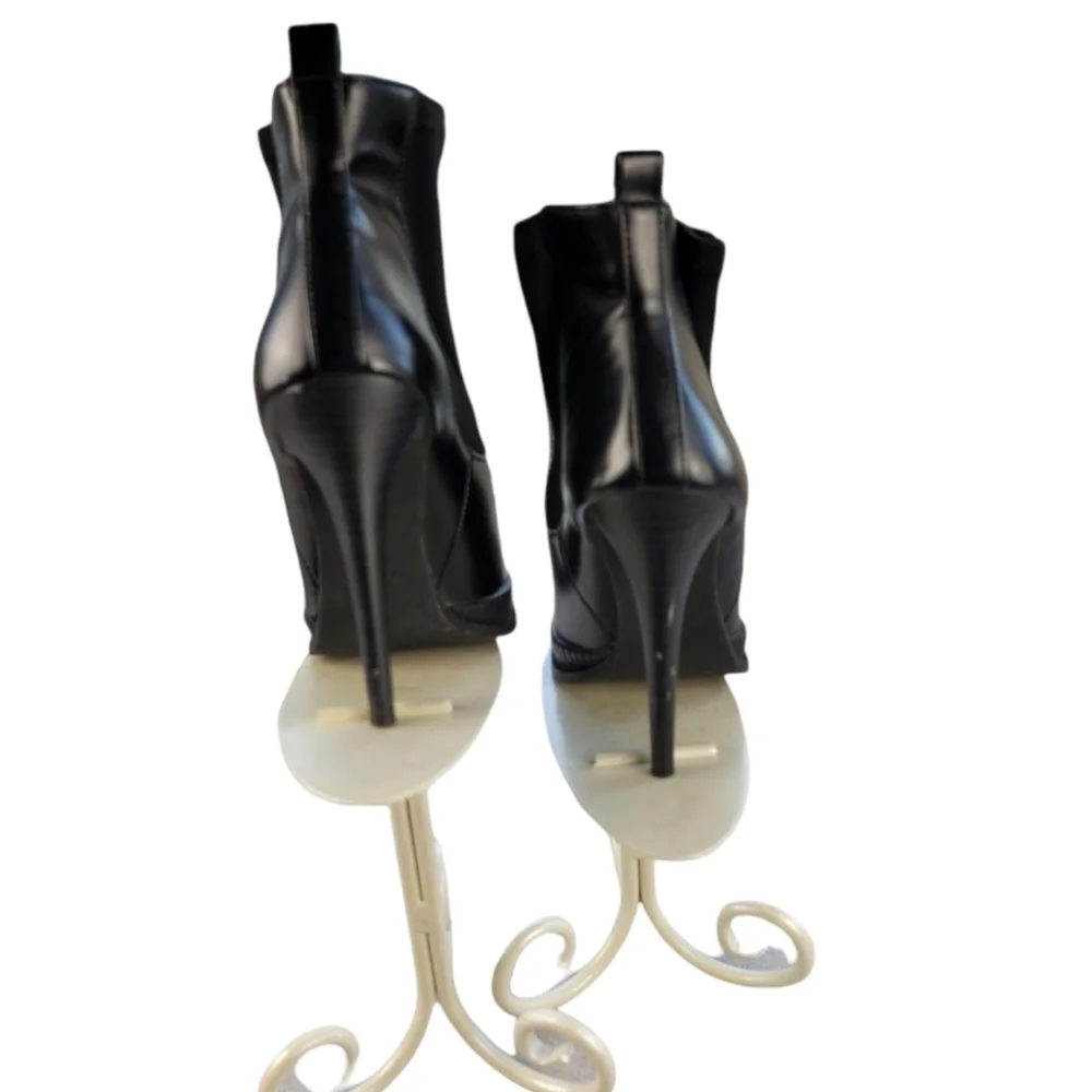 ZARA Traffaluc stiletto platform pull-on Ankle‎ Boot